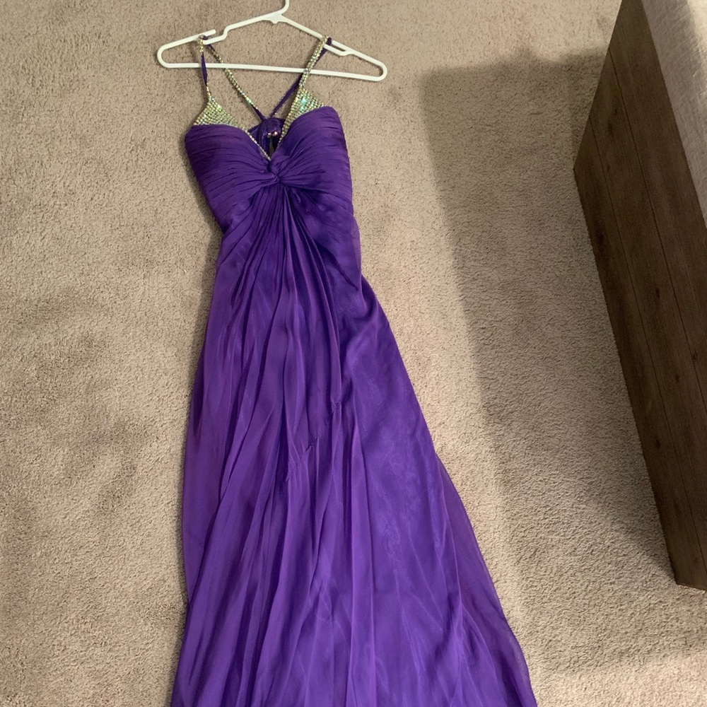 Purple Prom Dress Size 2